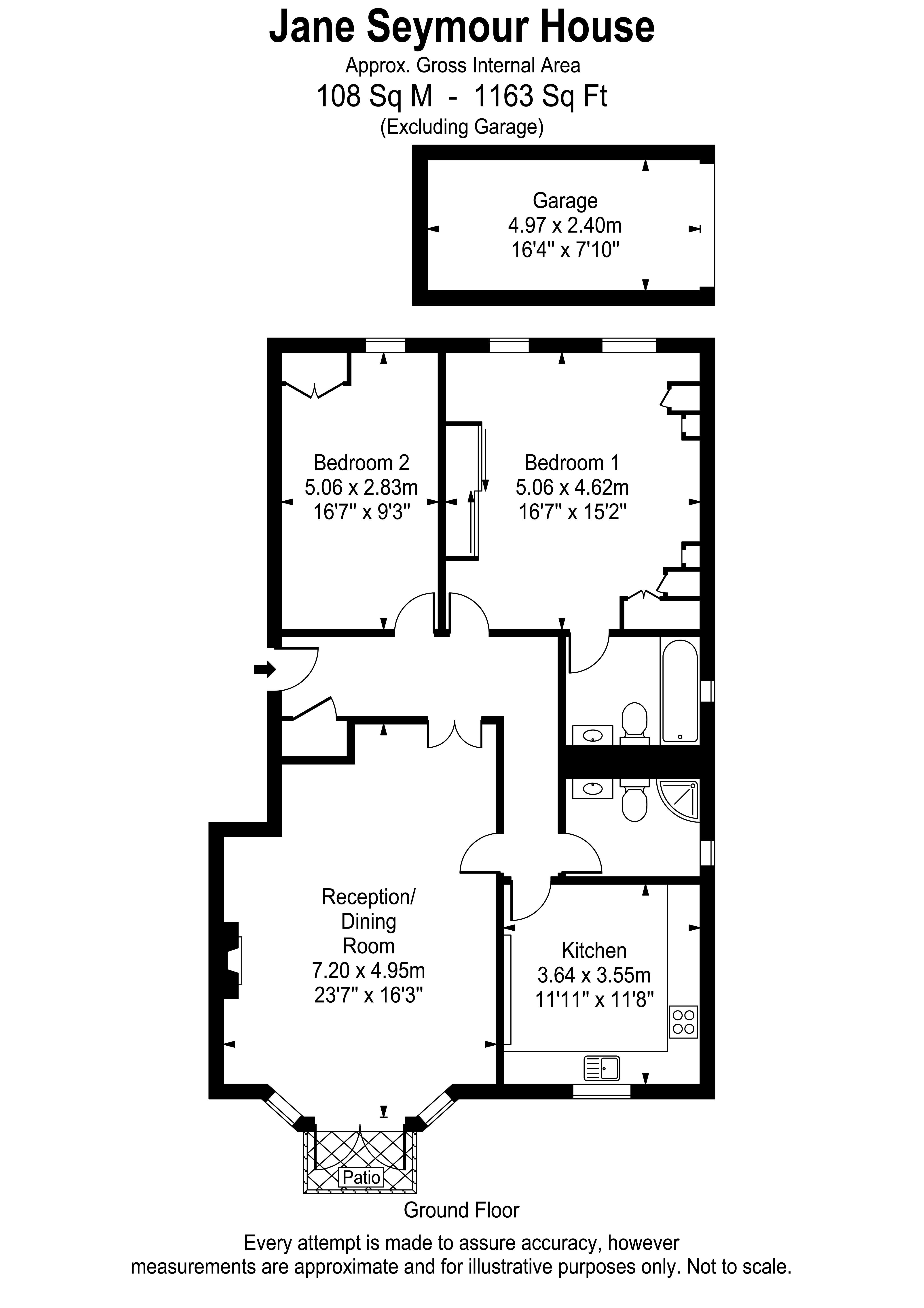 Floorplans For Queens Reach, East Molesey