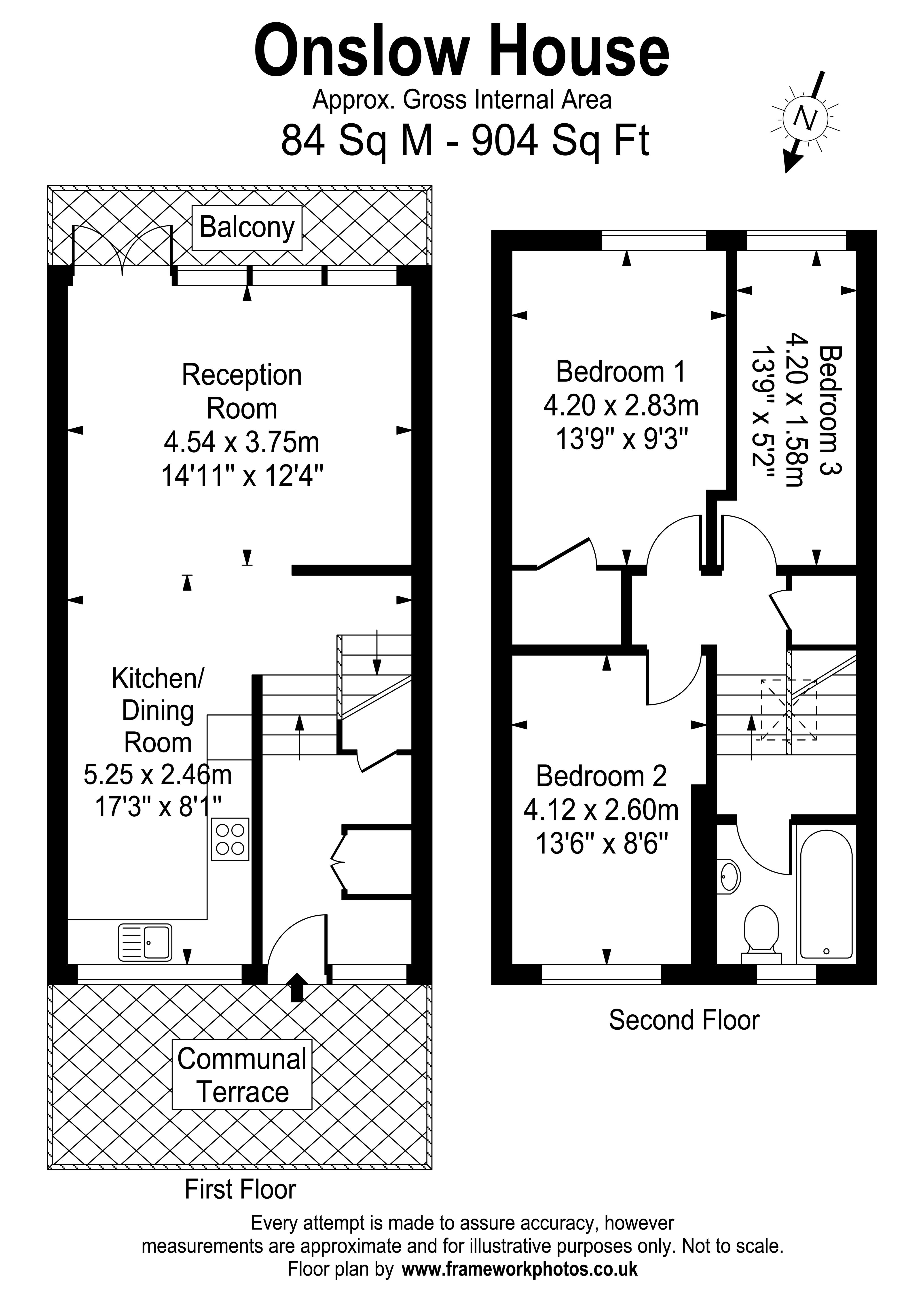 Floorplans For Friars Stile Road, Richmond