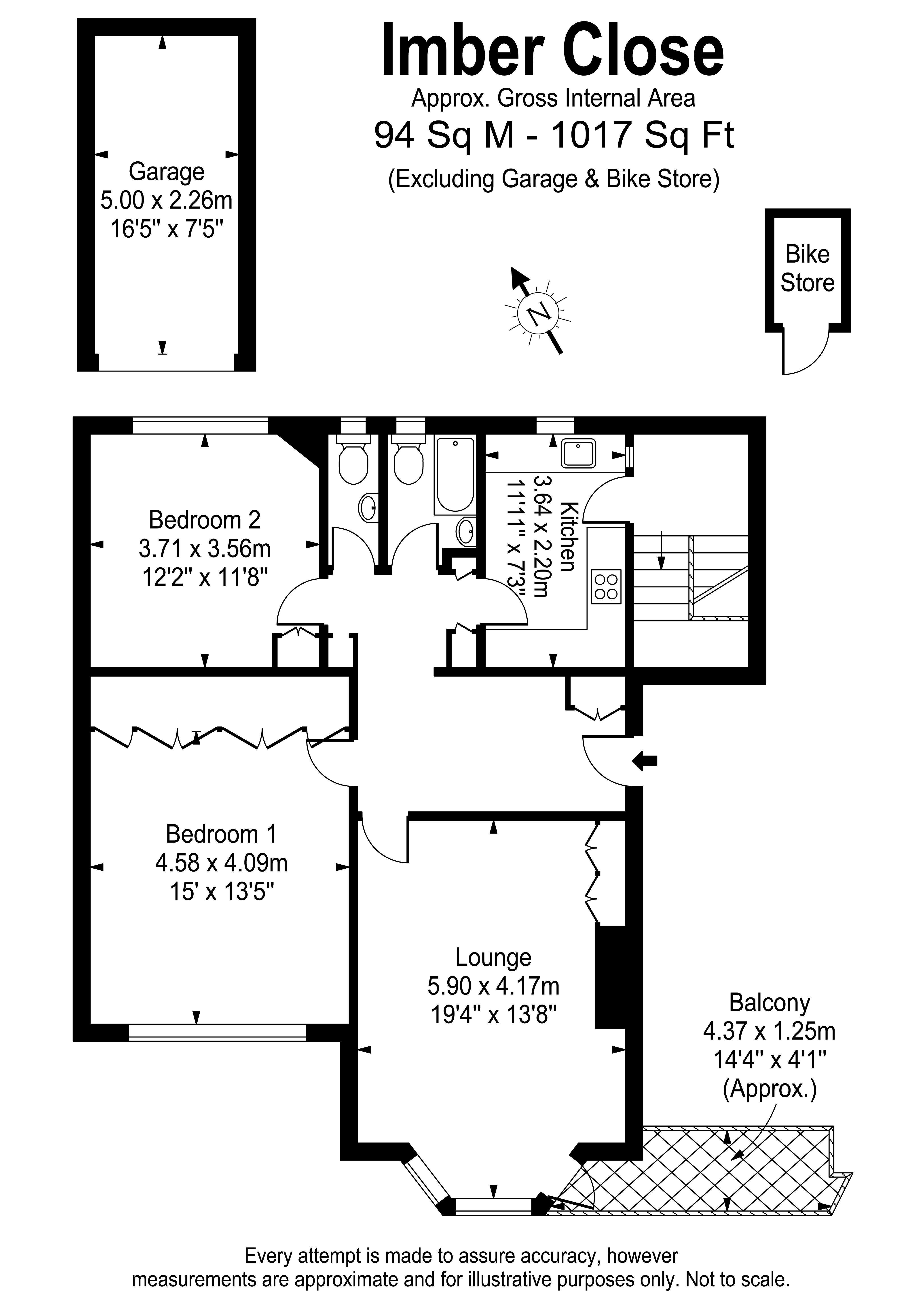 Floorplans For Imber Close, Esher